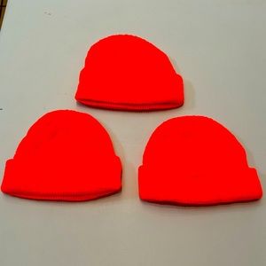 Watchmen beanies. Neon orange. One size. Fits Average person. Never worn.